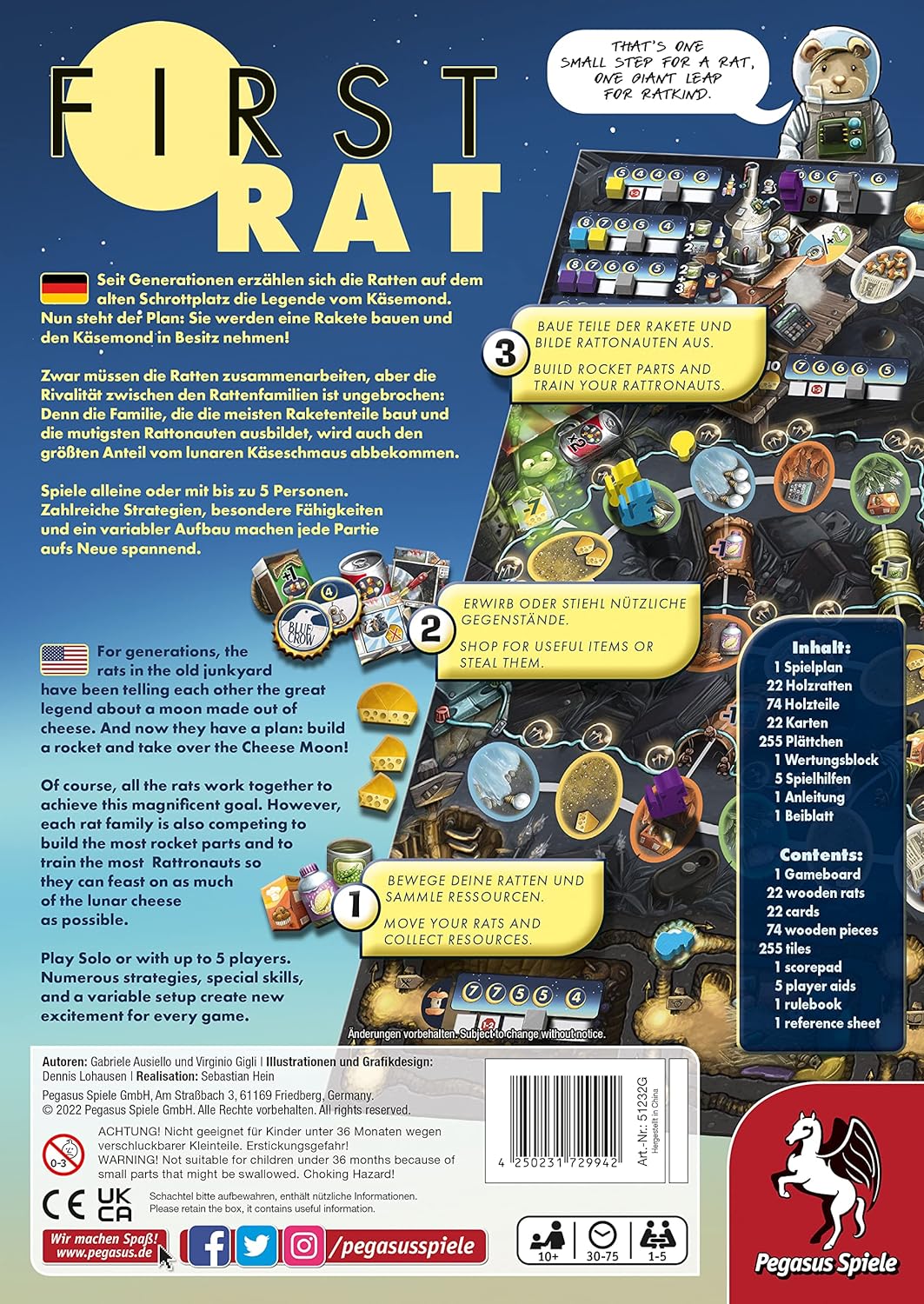 Pegasus Spiele 51232G Erste Ratte