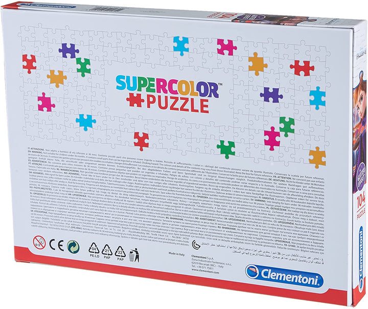 Clementoni – 20162 – Glitzerpuzzle – Disney Frozen 2 – 104 Teile – Hergestellt in Italien – Puzzle für Kinder ab 6 Jahren