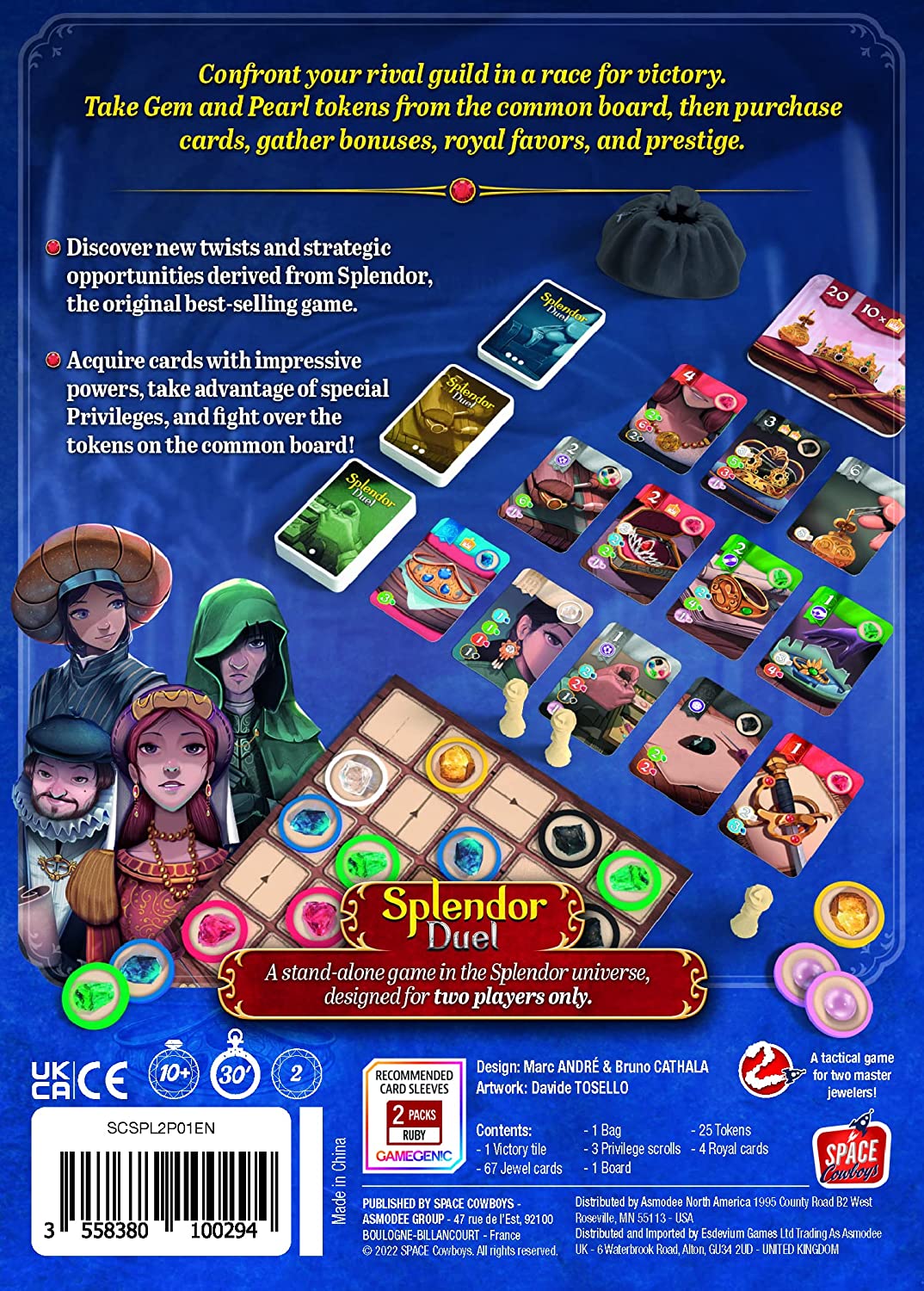 Space Cowboys Splendor Duel Board Game 3