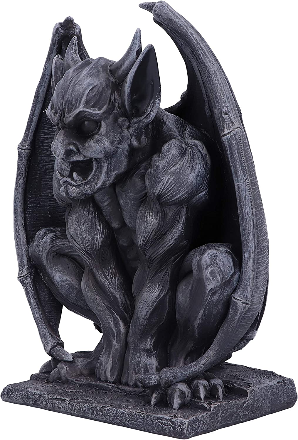 Nemesis Now Adalward dunkelschwarze groteske Gargoyle-Figur, 26 cm