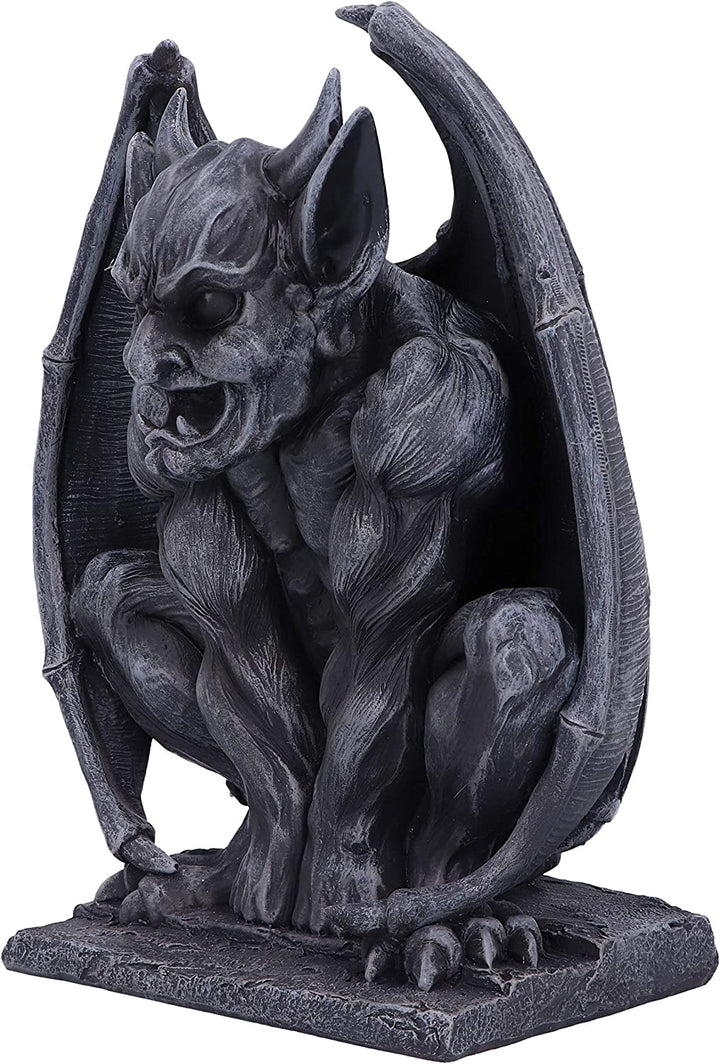 Nemesis Now Adalward dunkelschwarze groteske Gargoyle-Figur, 26 cm