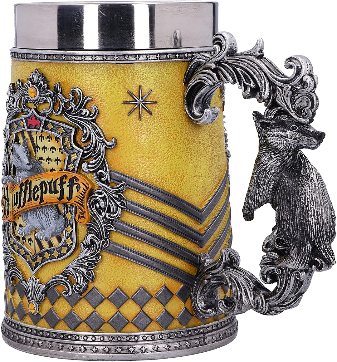 Nemesis Now offiziell lizenzierter Harry Potter Hufflepuff Hogwarts House Sammelkrug, Gelb, 15,5 cm