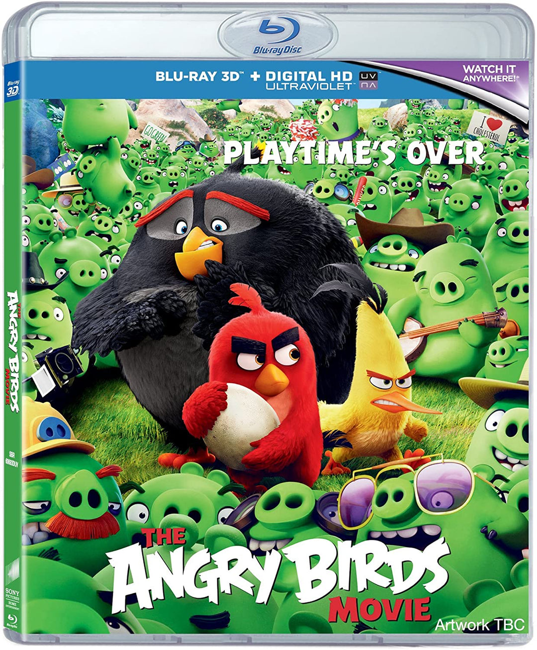 The Angry Birds Movie UV Copy] [2016] [Region A & B & C]  - Family/Adventure [Blu-ray]