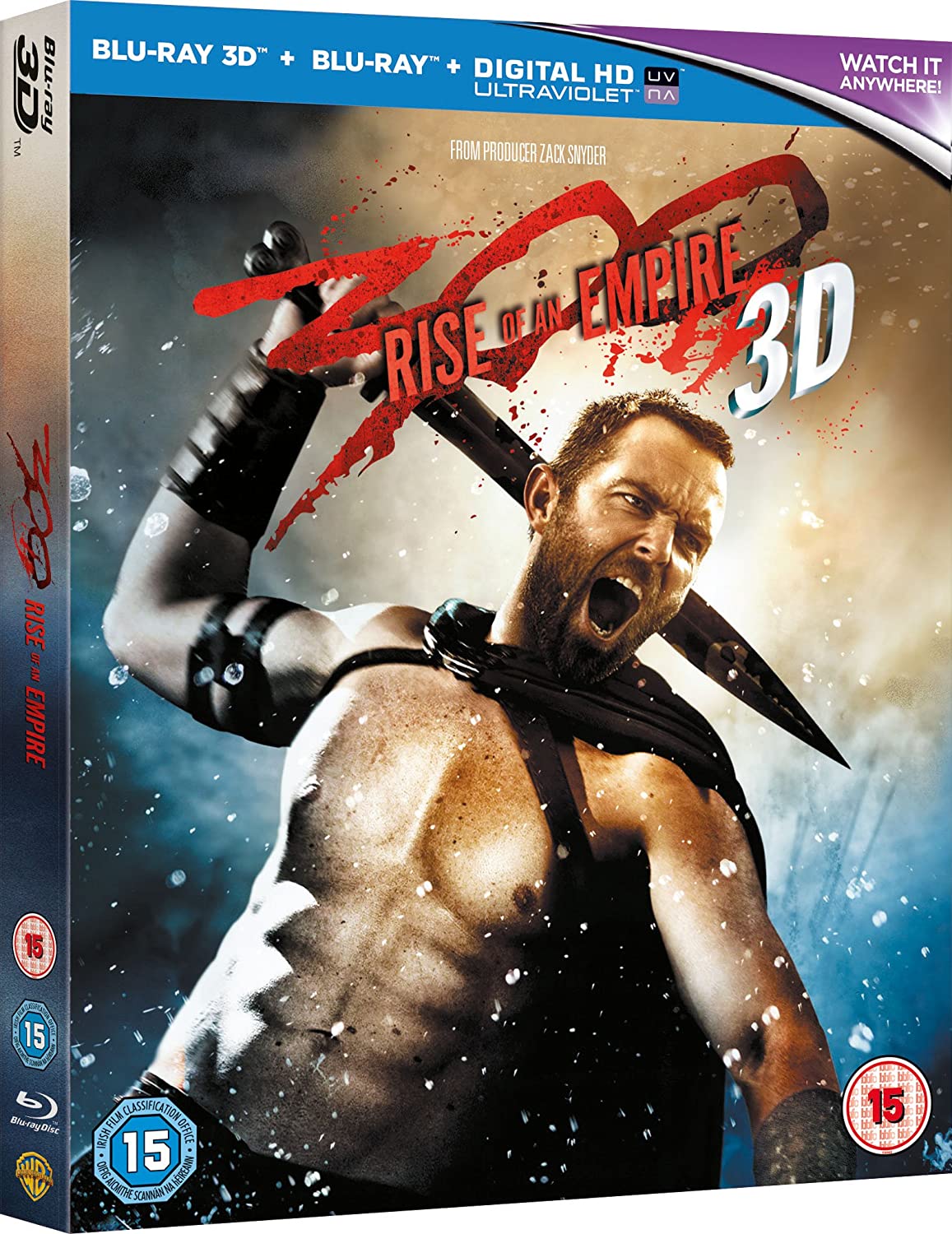 300: Rise of an Empire (2013) - Blu-ray 3D + Blu-ray + Digital UV Copy [Region Free]