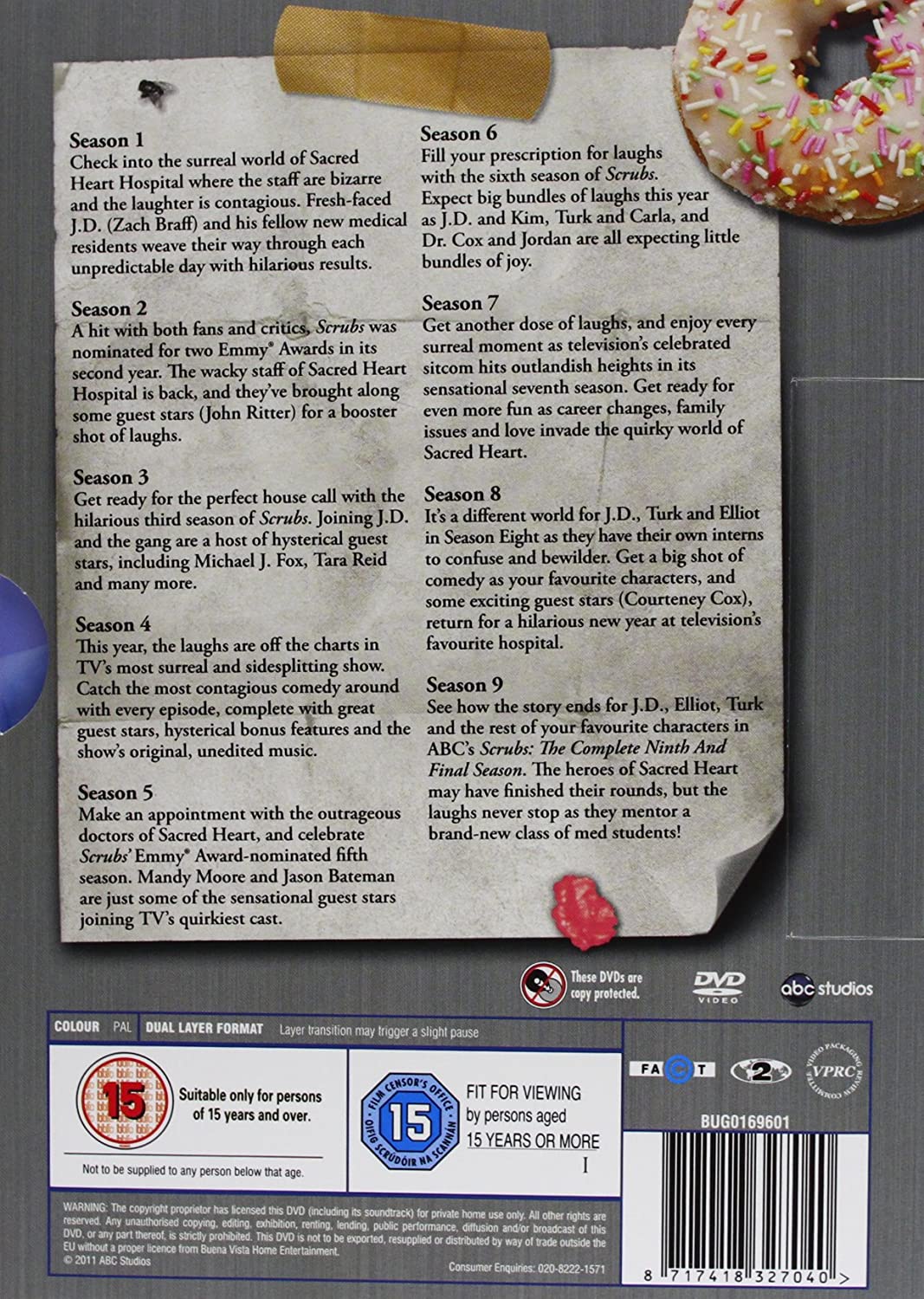 Scrubs: The Complete Collection - Seasons 1-9 [DVD]