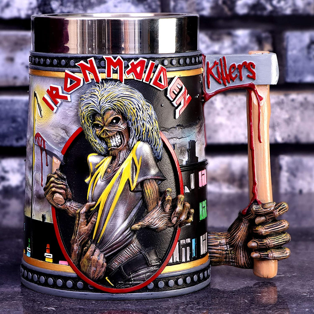 Offiziell lizenzierter Iron Maiden The Killers Eddie Album Tankard
