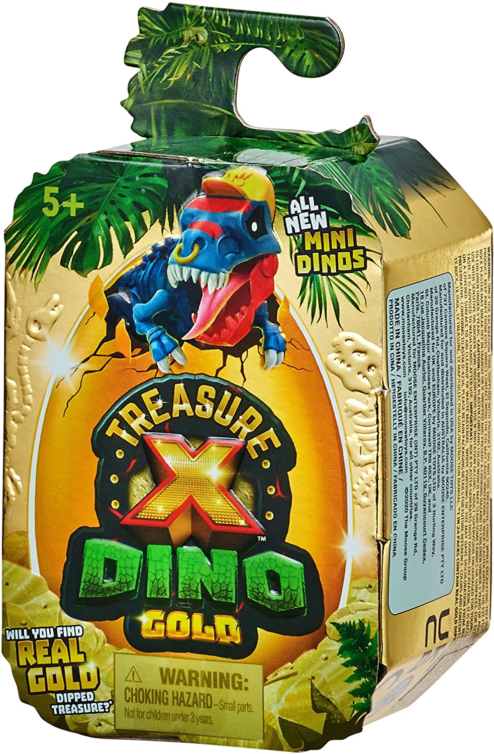 Treasure X Dino Gold Mini Dino – Serie 2 (Stile variieren)