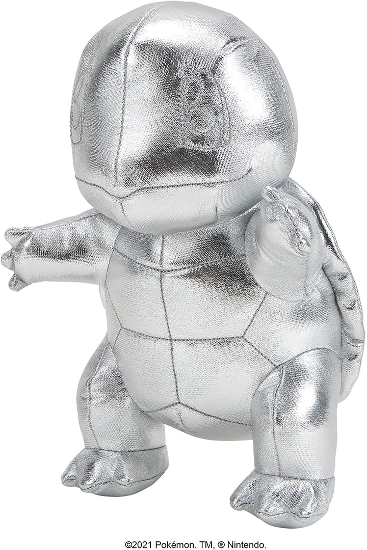 Pokemon PoKEMoN 674 PKW0236 EA 25th Celebration 8" Silver Squirtle Plush, Sliver