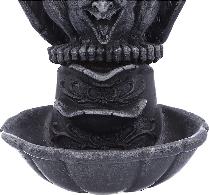 Nemesis Now Grotesque Smoke Backflow Räuchergefäß 17,8 cm, Grau