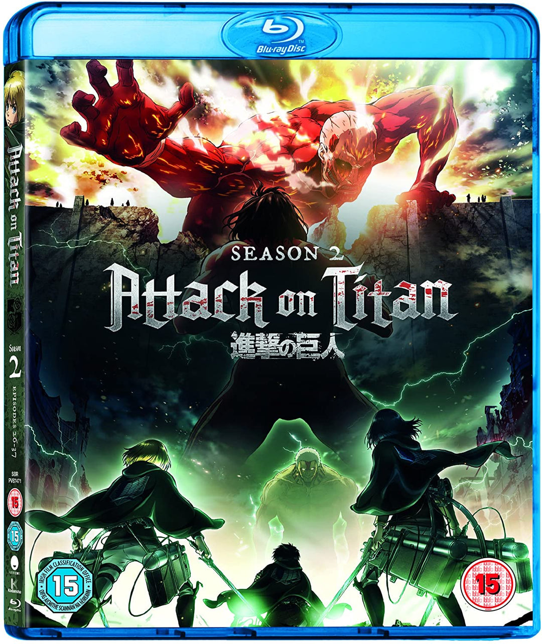 Attack on Titan – Staffel 2 – Action-Fiction [Blu-Ray]