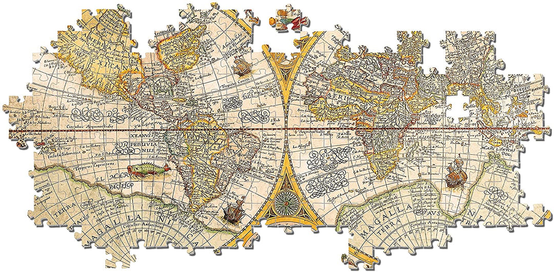 Clementoni 32557.3 Clementoni-32557-Collection-Ancient Map-2000 Teile, mehrfarbig