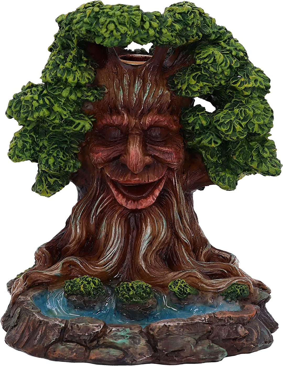 Elder Ember Tree Spirit Green Man Rückfluss-Räuchergefäß