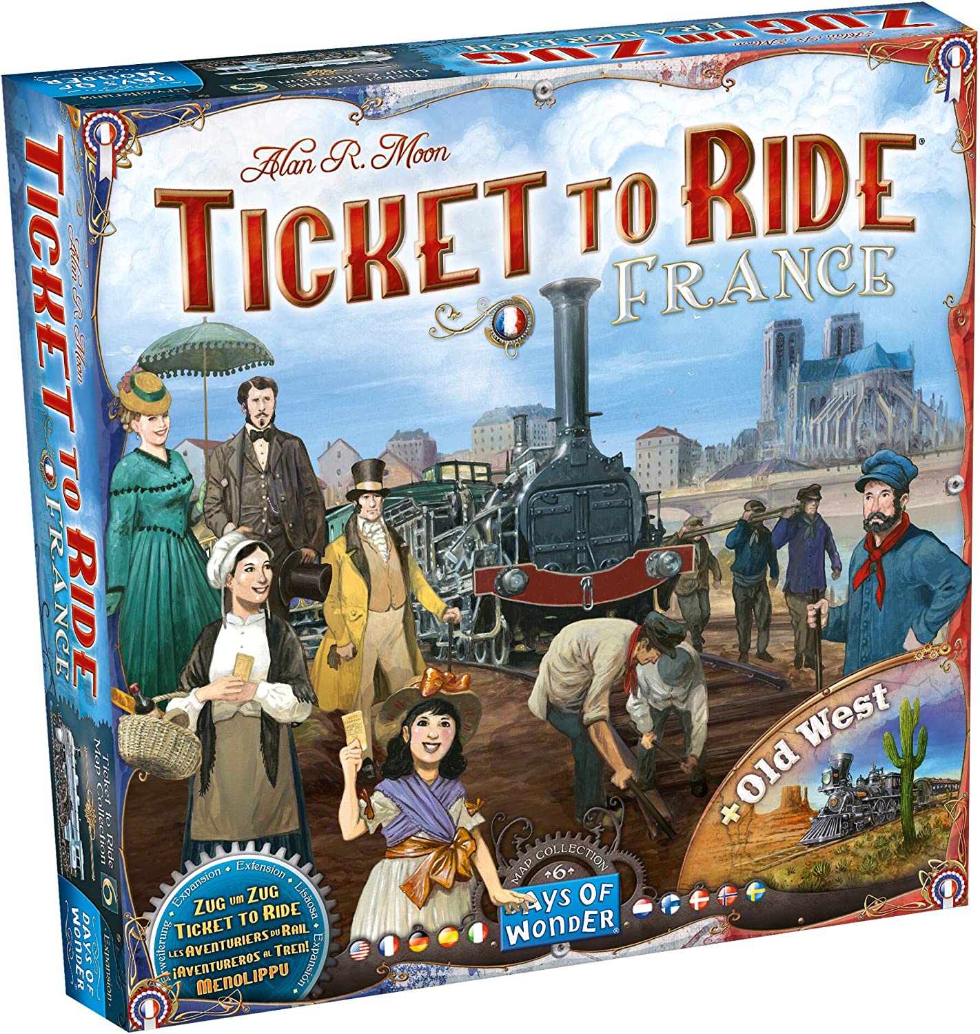 Days of Wonder Ticket to Ride France Board Game Expansion