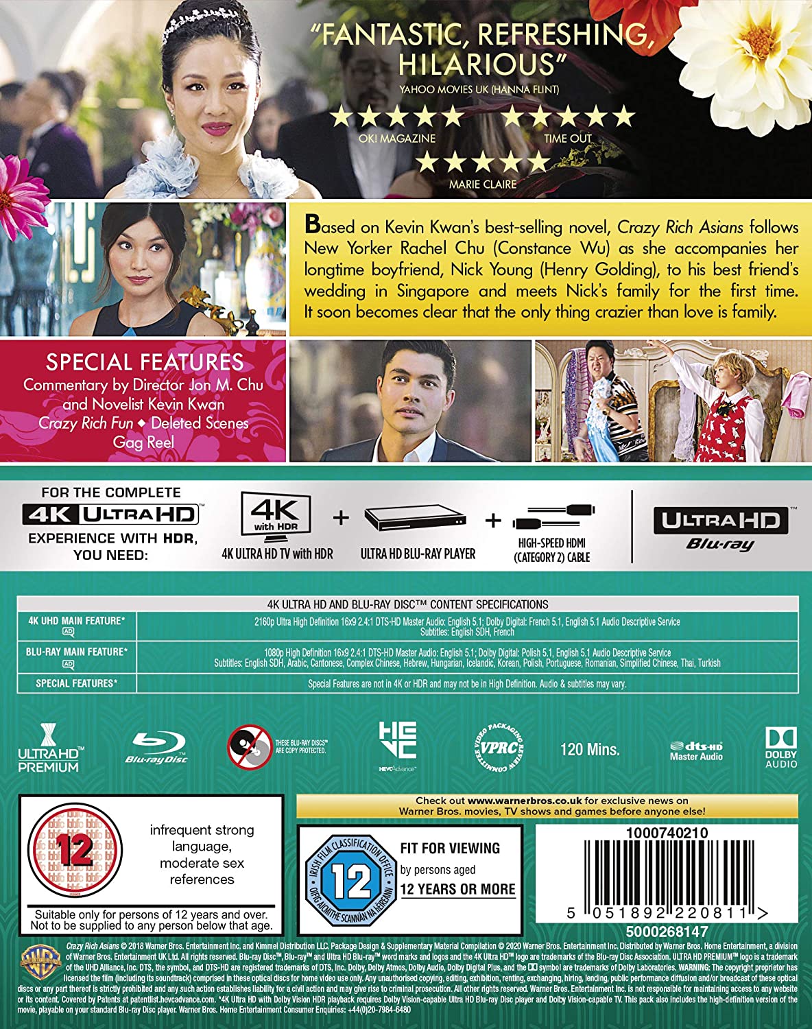 Crazy Rich Asians (2018) - Blu-ray