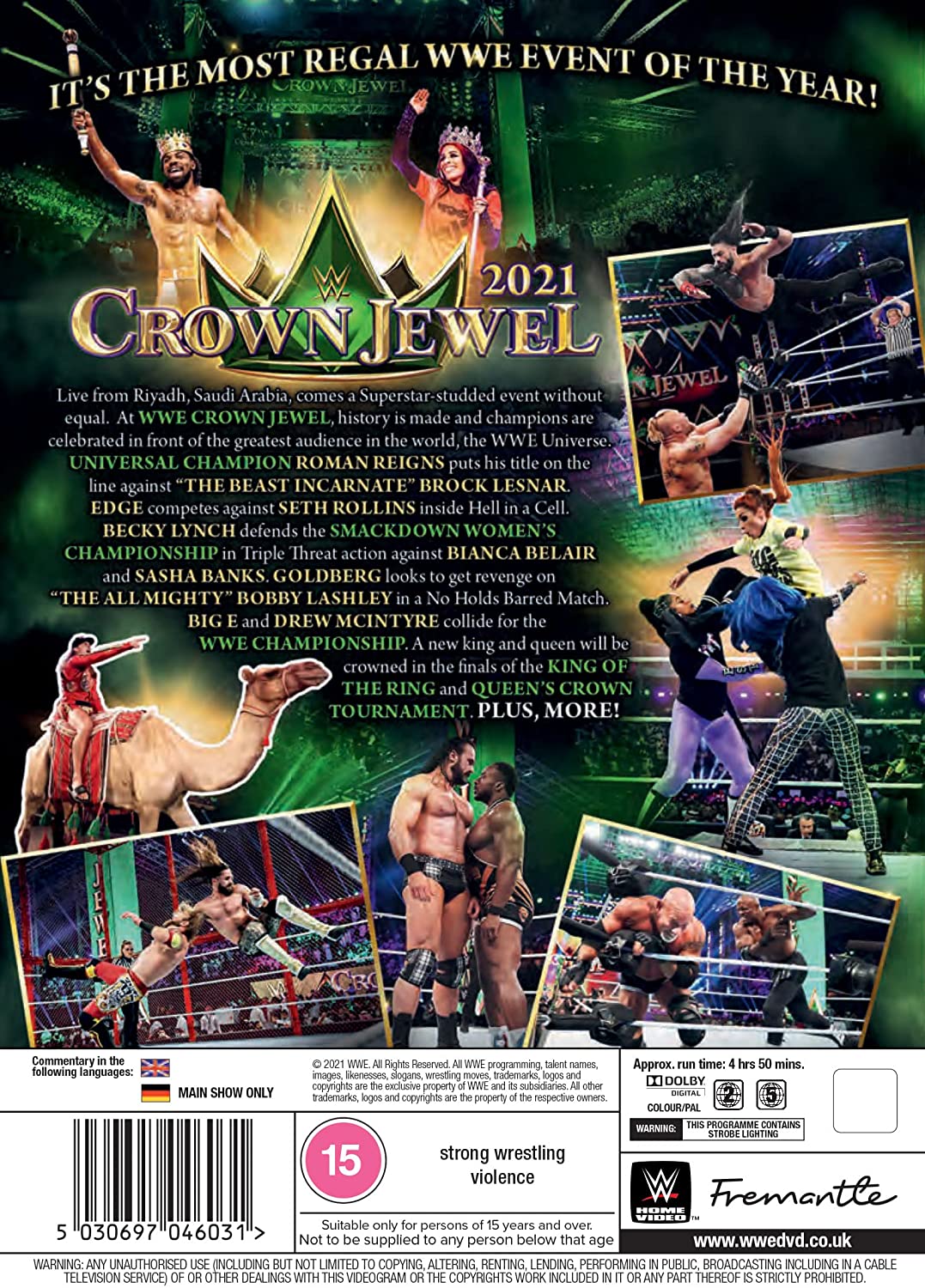 WWE: Crown Jewel 2021 - DVD