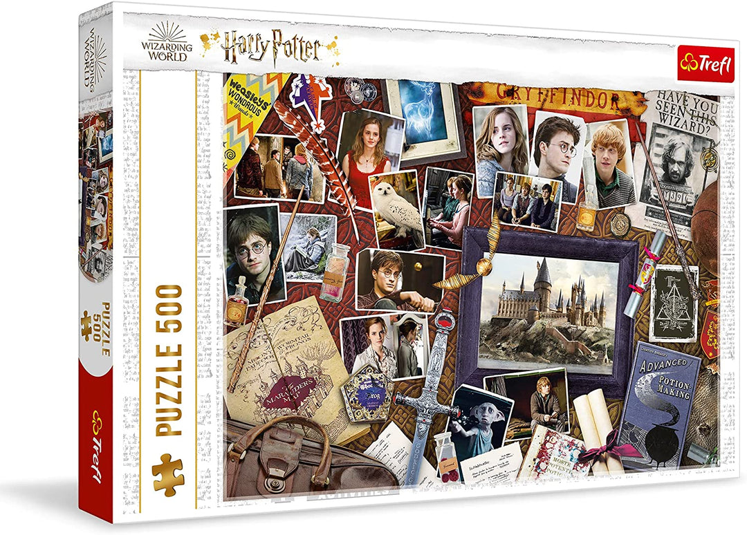 Trefl 916 37400 EA 500 Stück Harry Potter, rot