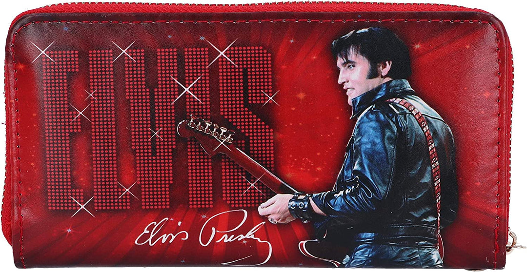 Nemesis Now Elvis 68 Performance Red Damen-Geldbörse, Polyurethan, 19 cm