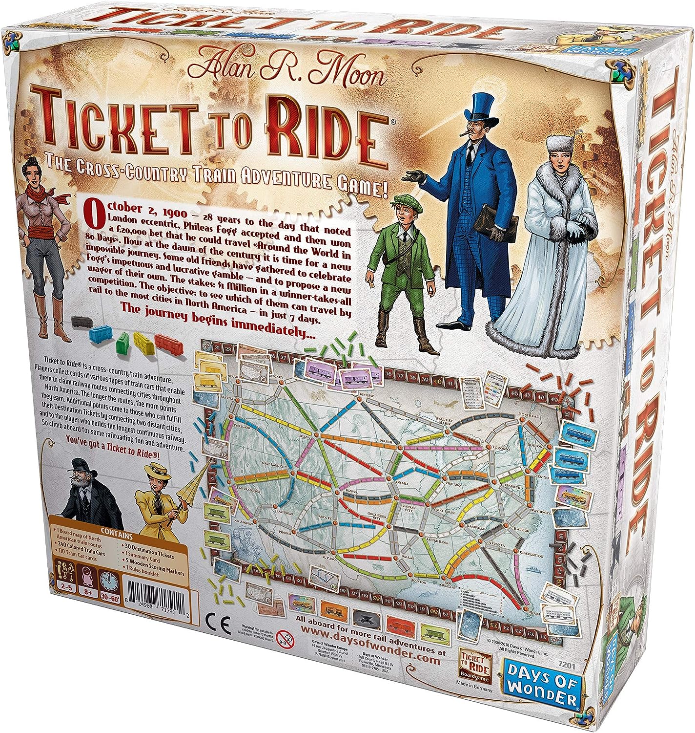 Days of Wonder Ticket to Ride Board Game
