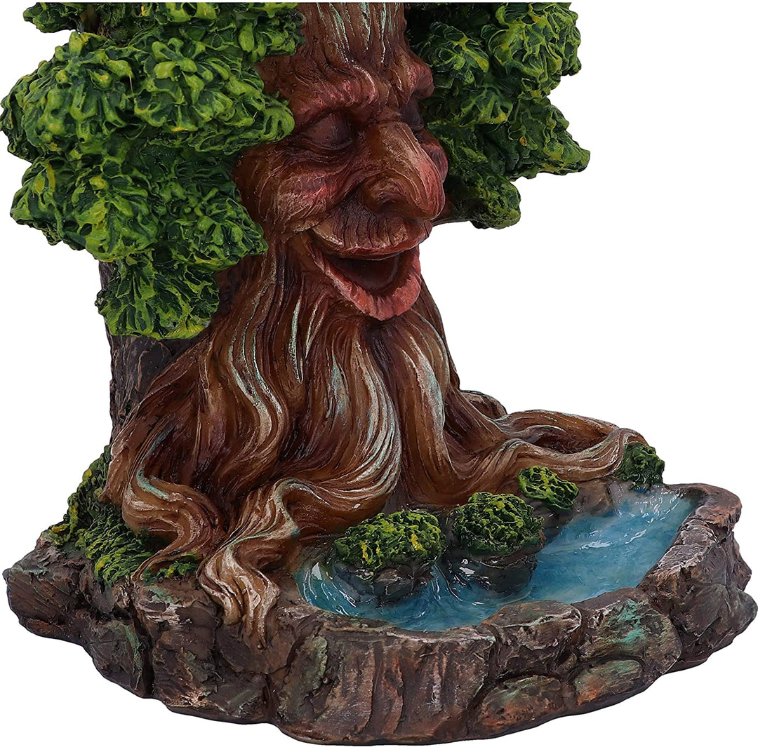Elder Ember Tree Spirit Green Man Rückfluss-Räuchergefäß