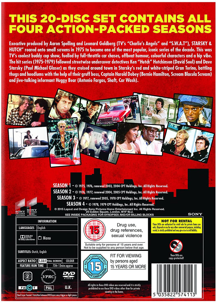 Starsky und Hutch: Die komplette Sammlung – Comedy/Buddy [DVD]