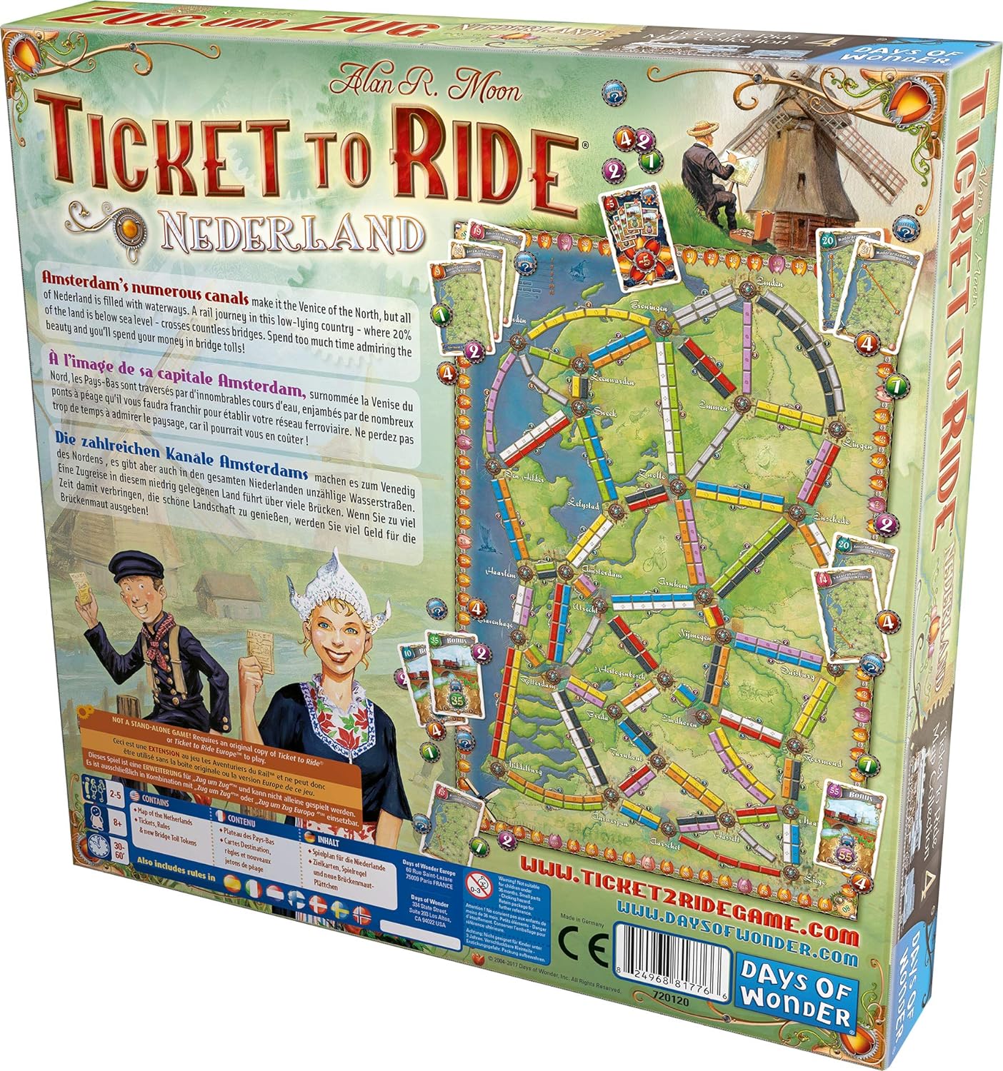 Days of Wonder Ticket to Ride Nederland Board Game Expansion 4