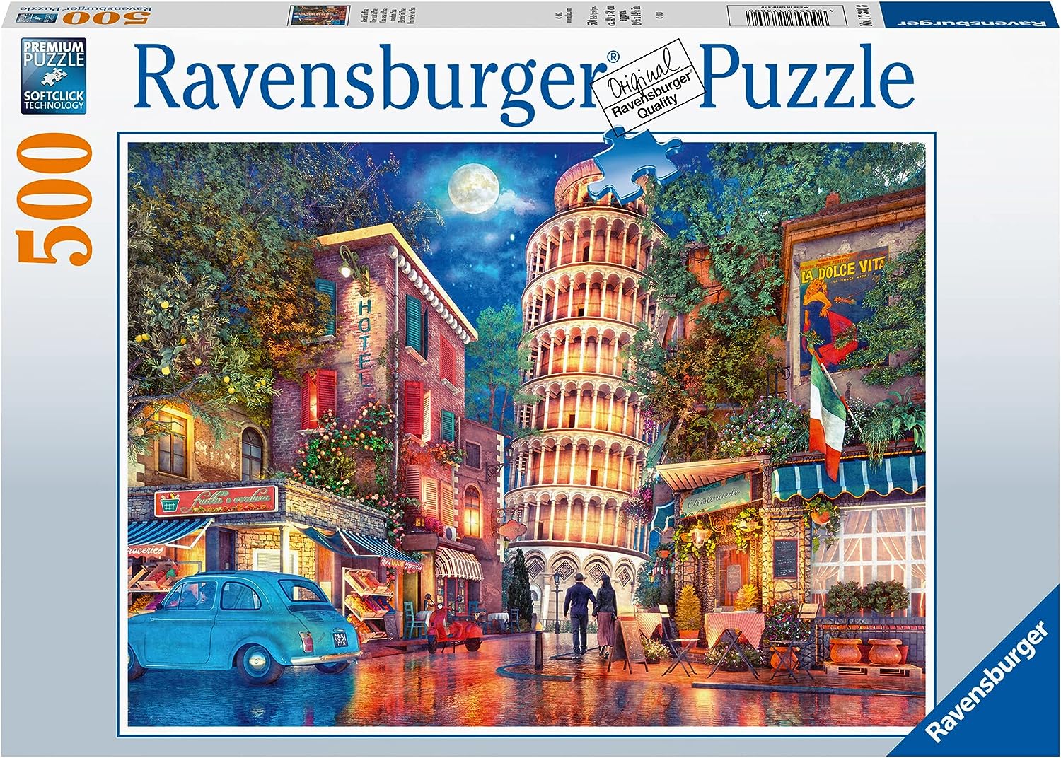 Ravensburger Evening in Pisa 500 Piece Jigsaw Puzzle - Premium Puzzle for Adults & Kids 10+ 3
