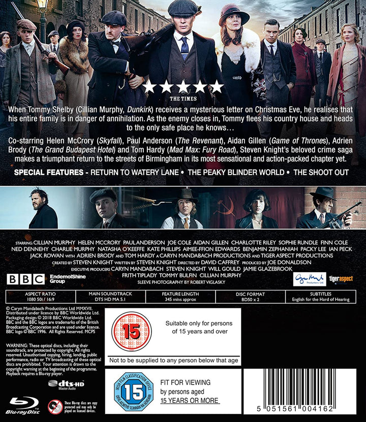 Peaky Blinders – Serie 4 – Drama [Blu-ray]