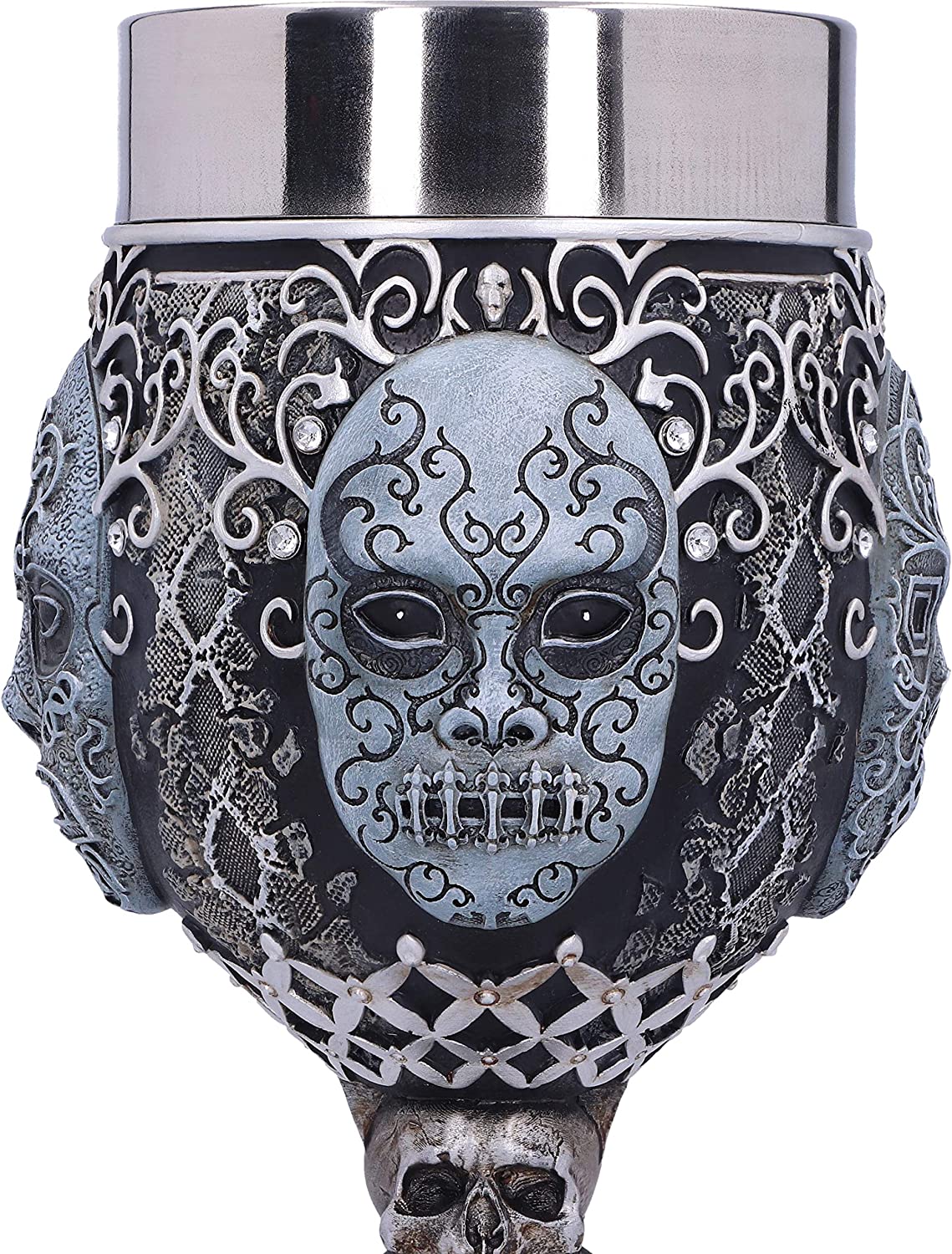 Nemesis Now Death Eater Mask Collectible Goblet - Resin, Hand-Painted 3