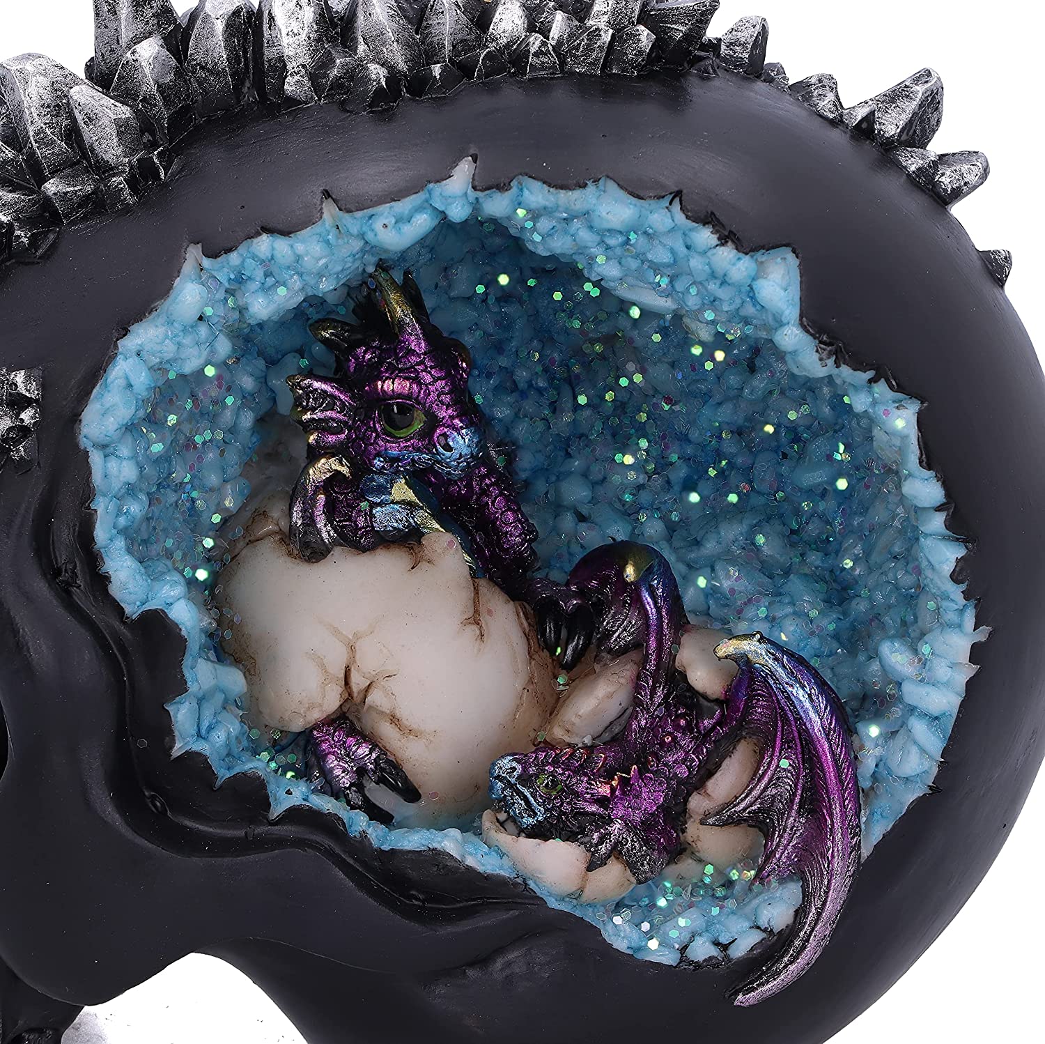 Nemesis Now Crystal Hatchlings Backflow Incense Burner in Blue 5