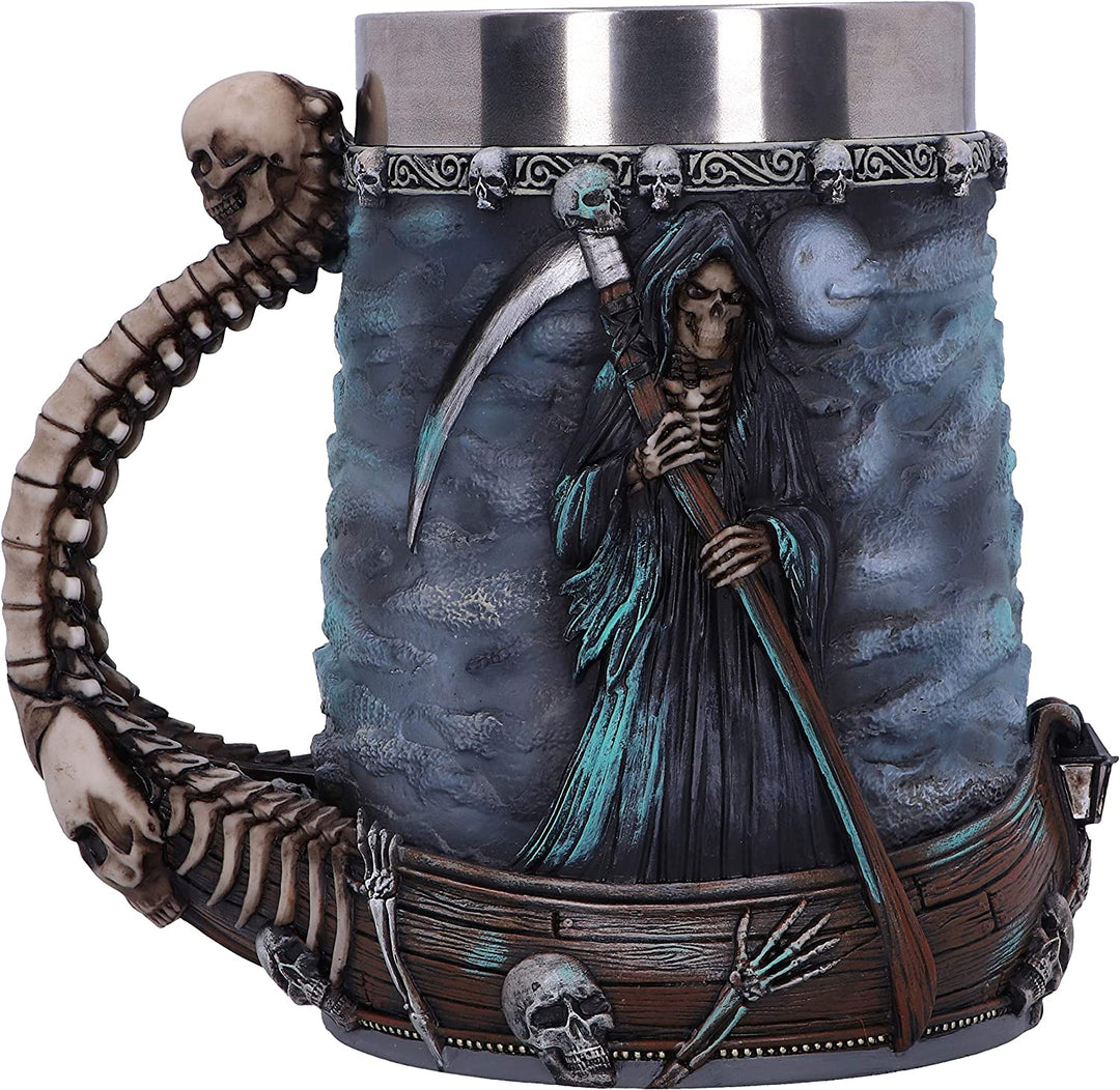 Nemesis Now River Styx Grim Reaper Krug, Blau, 17,5 cm