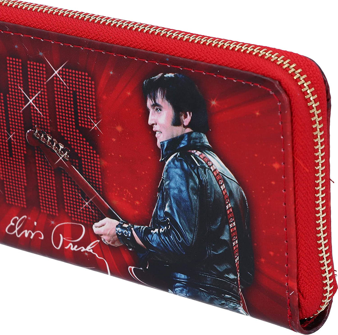 Nemesis Now Elvis 68 Performance Red Damen-Geldbörse, Polyurethan, 19 cm