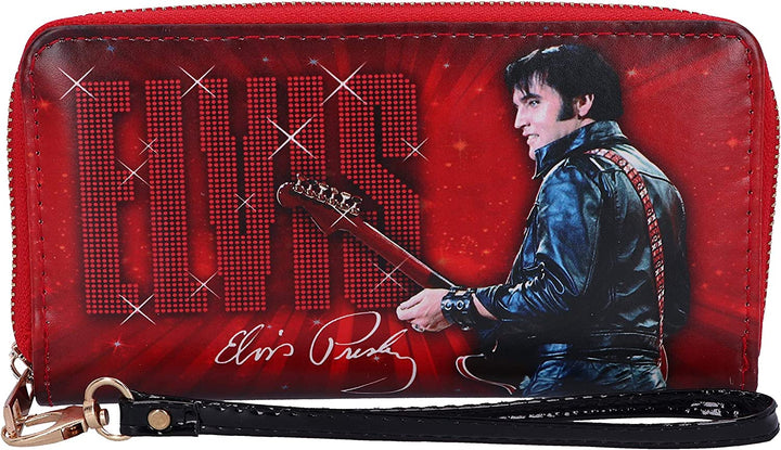 Nemesis Now Elvis 68 Performance Red Damen-Geldbörse, Polyurethan, 19 cm