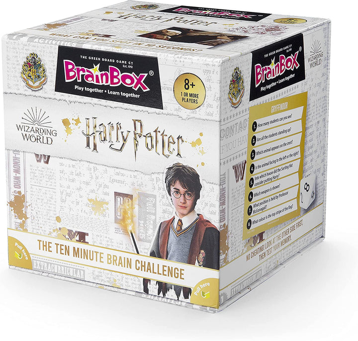 BrainBox | Harry Potter | Card Game | Ages 8+ | 1+ Players | 10 Minutes Playing Time