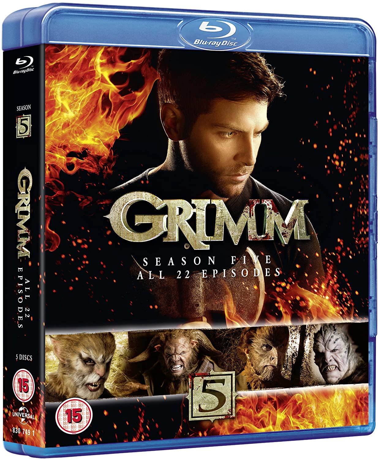 Grimm: Season 5 (2015) - Blu-ray [Region FREE]