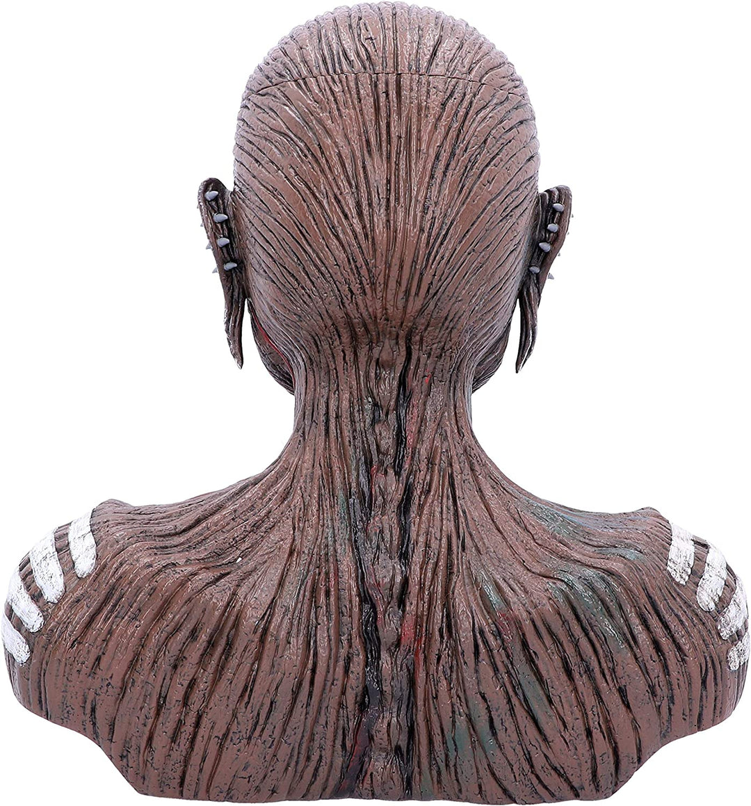 Nemesis Now offiziell lizenzierte Iron Maiden Book of Souls Eddie Büstenbox, braun, 26 cm