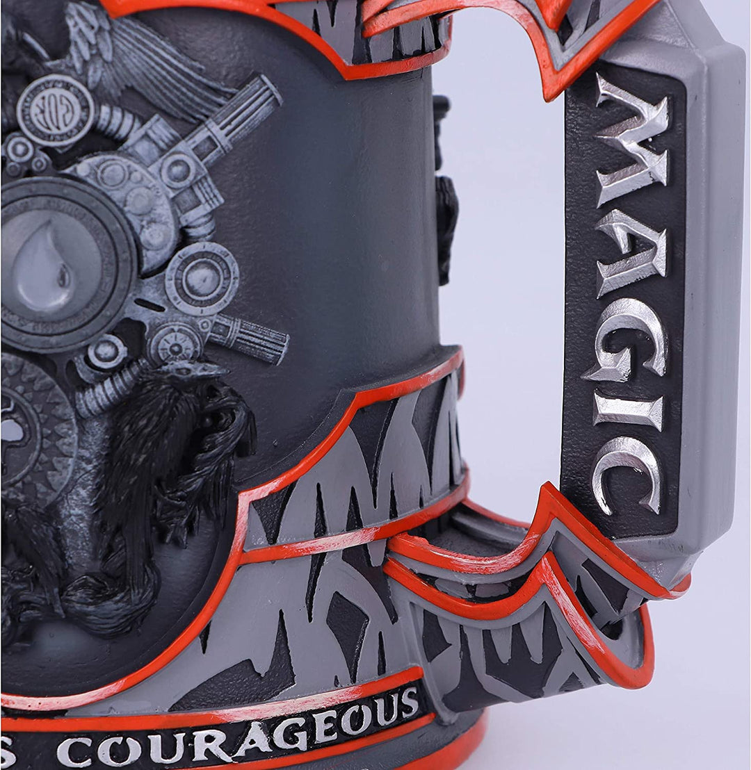 Nemesis Now Magic The Gathering Five Color Wheel Krug, Harz, Grau, 15,5 cm