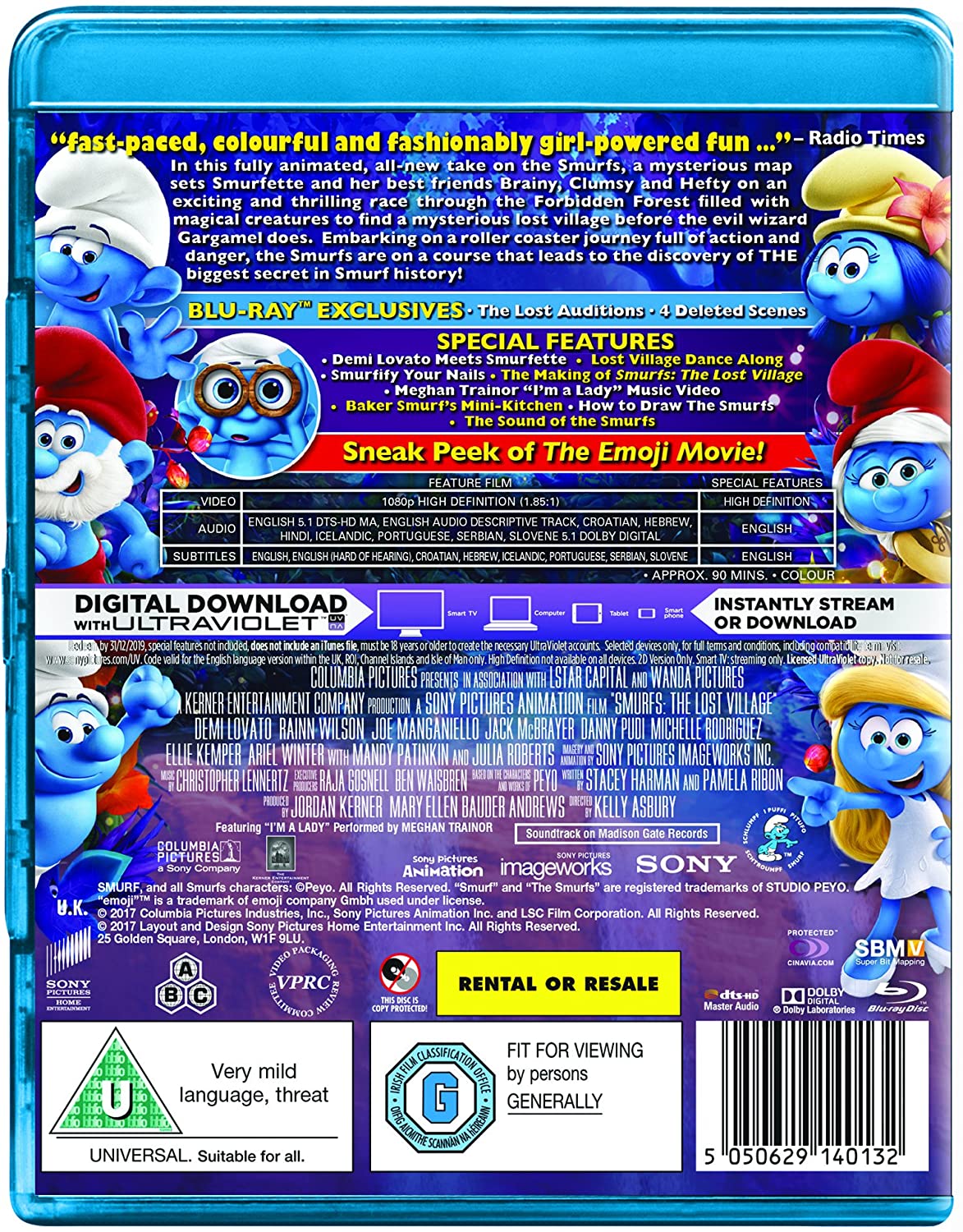 Smurfs: The Lost Village (2017) - Blu-ray [Region Free] 3