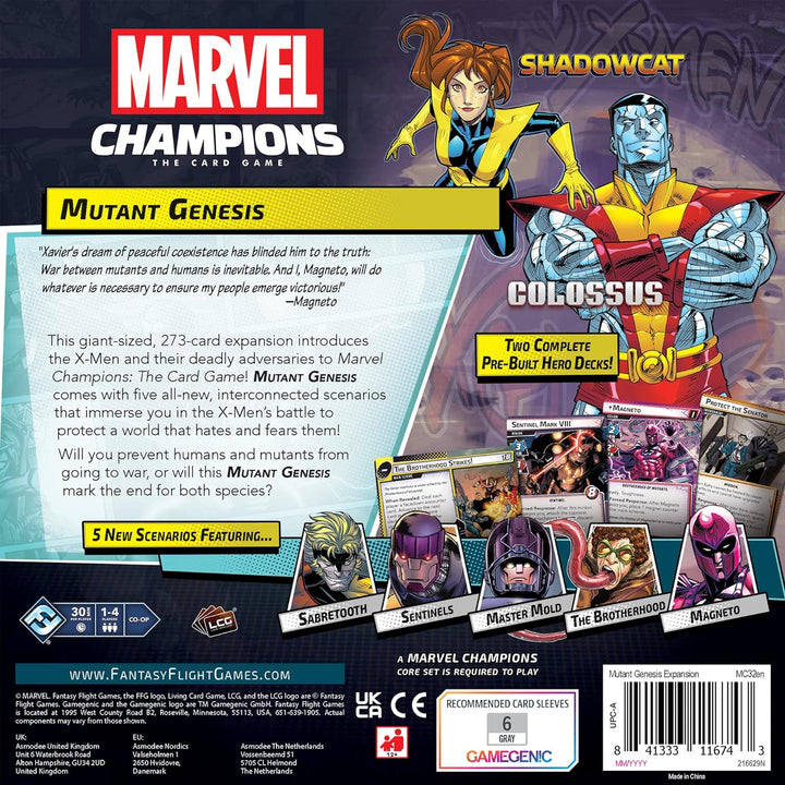 Marvel Champions: Mutant Genesis Expansion - X-Men Card Game Adventure (MC32EN)