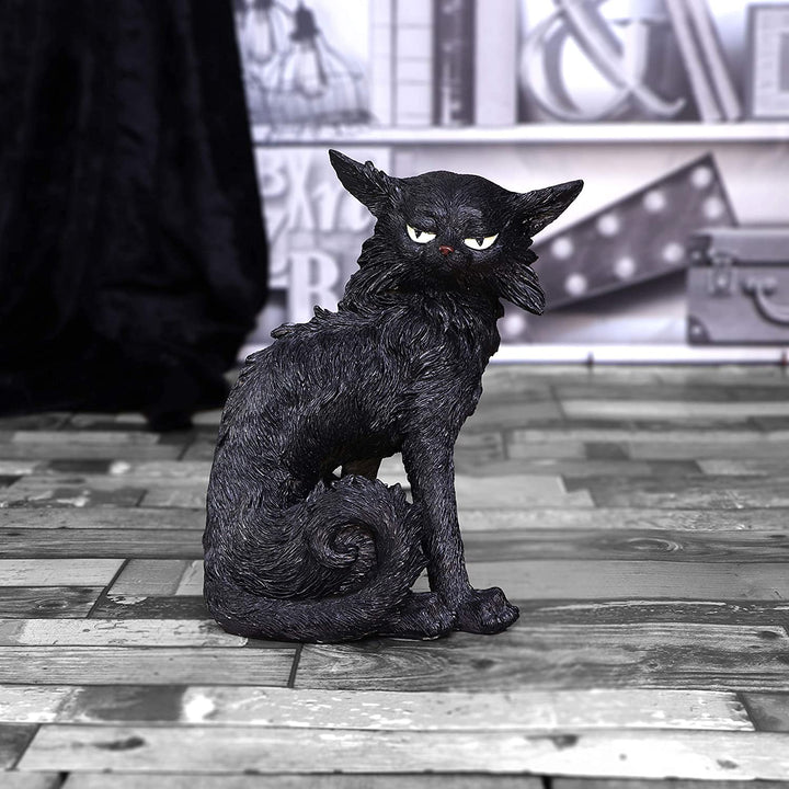 Nemesis Now Kleine schwarze Katze Hexen Vertraute Figur Salem, 19,6 cm