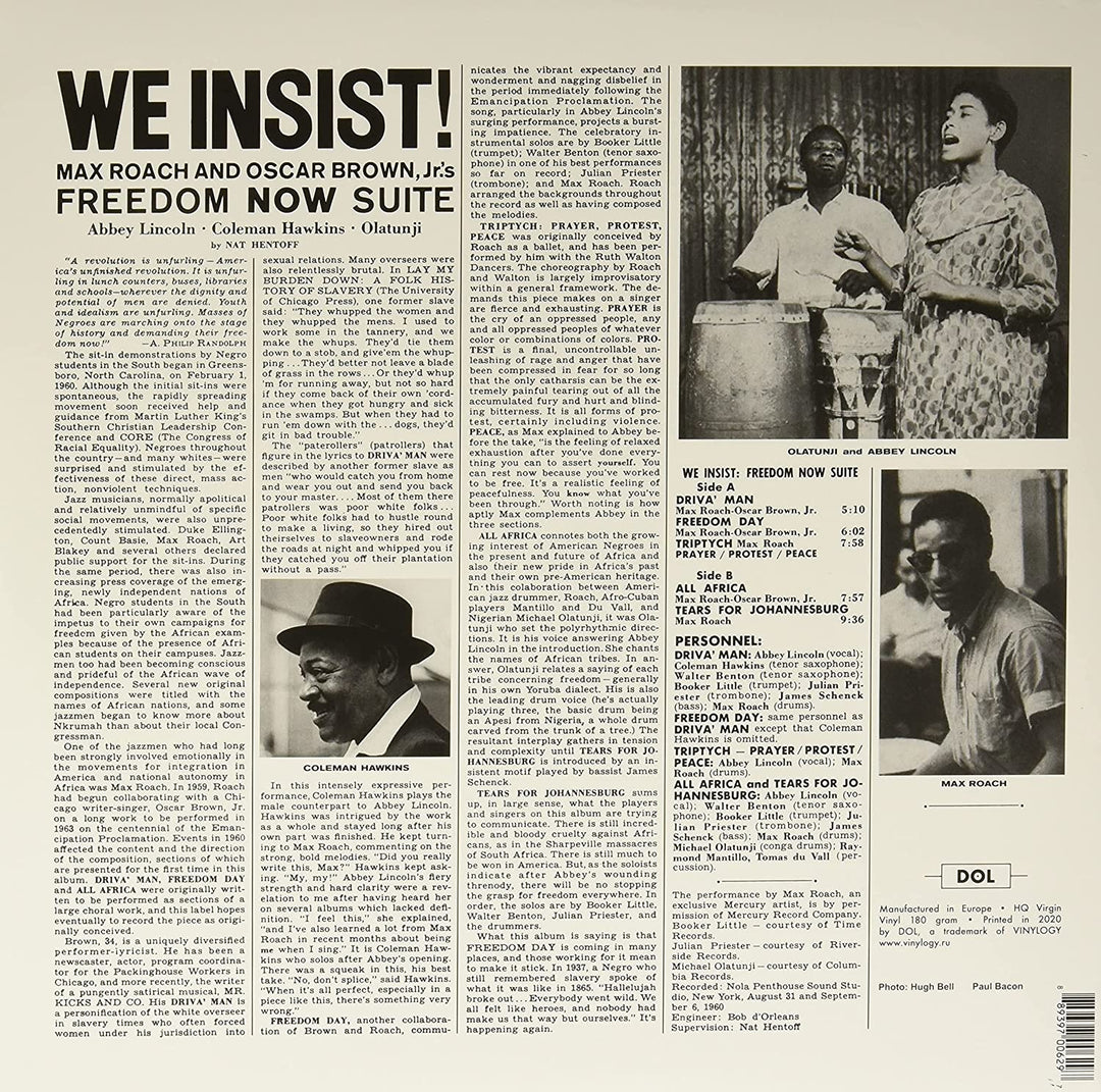 Max Roach – We Insist [Bone [Vinyl]]
