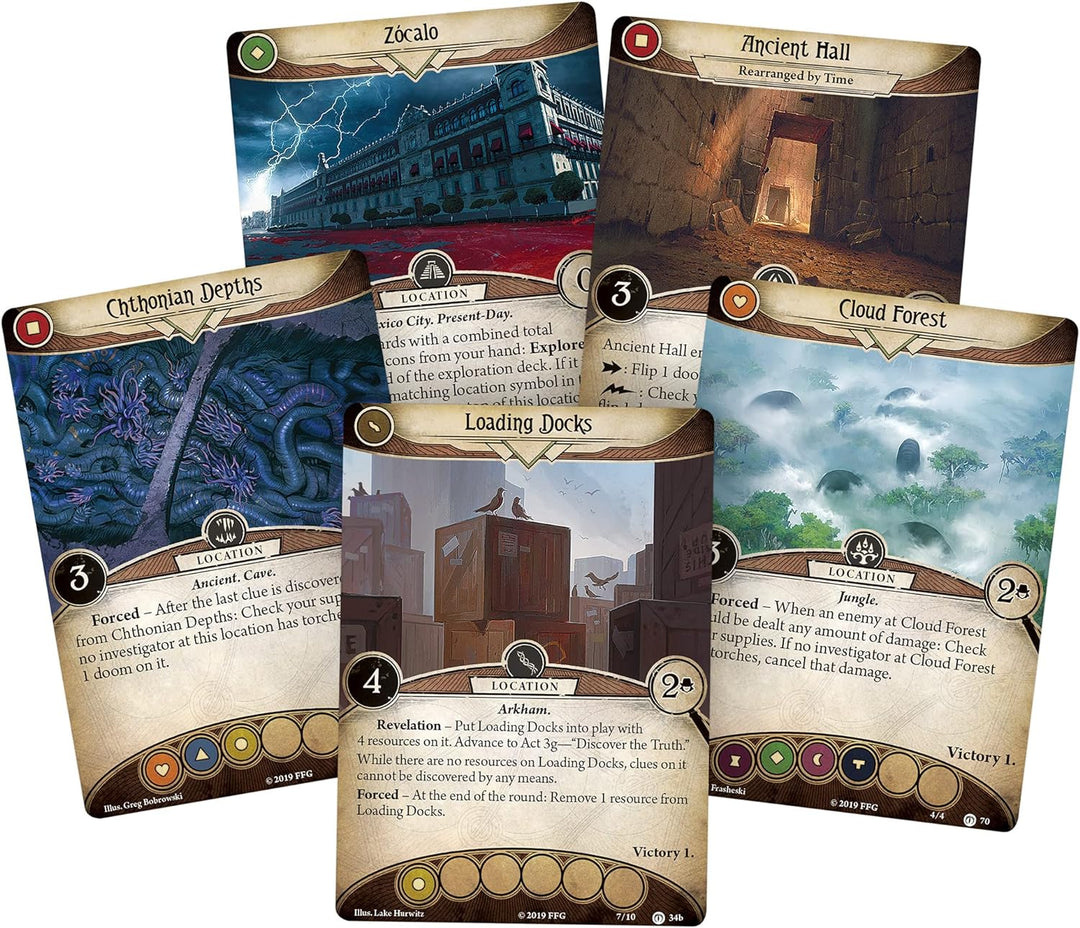 Fantasy-Flugspiele | Arkham Horror Das Kartenspiel: Upgrade-Erweiterung – 3. Rückkehr