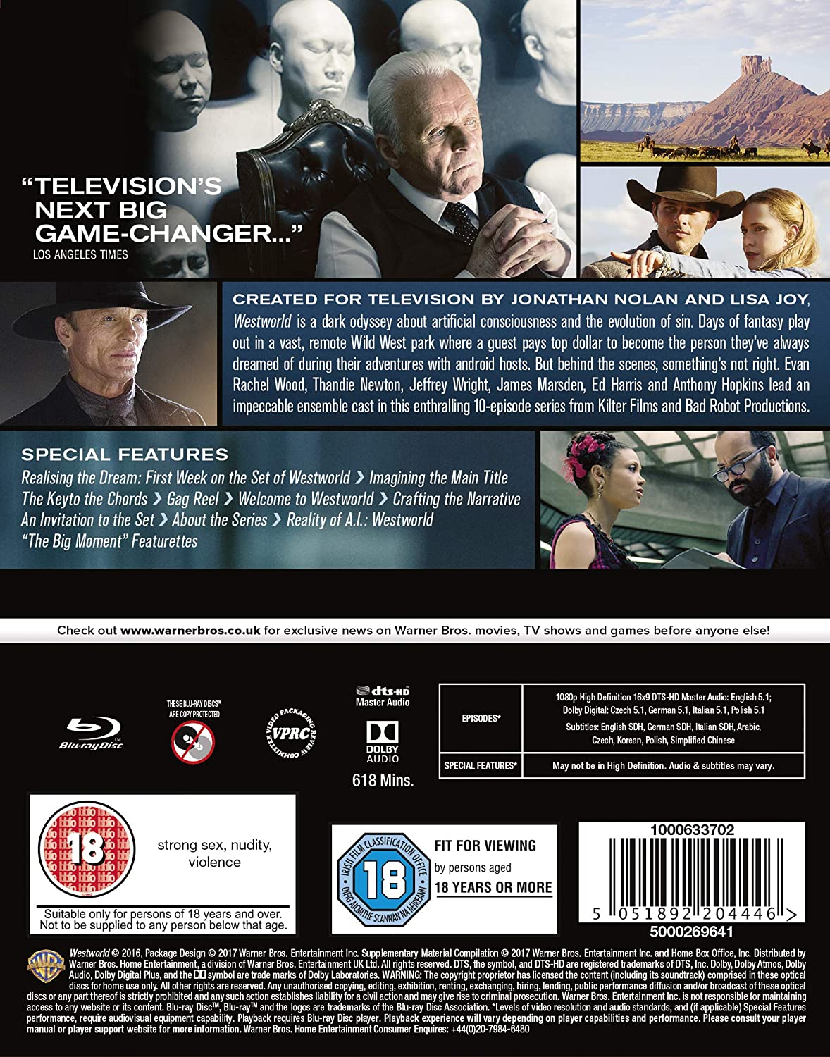 Westworld - Season 1 [Blu-ray]
