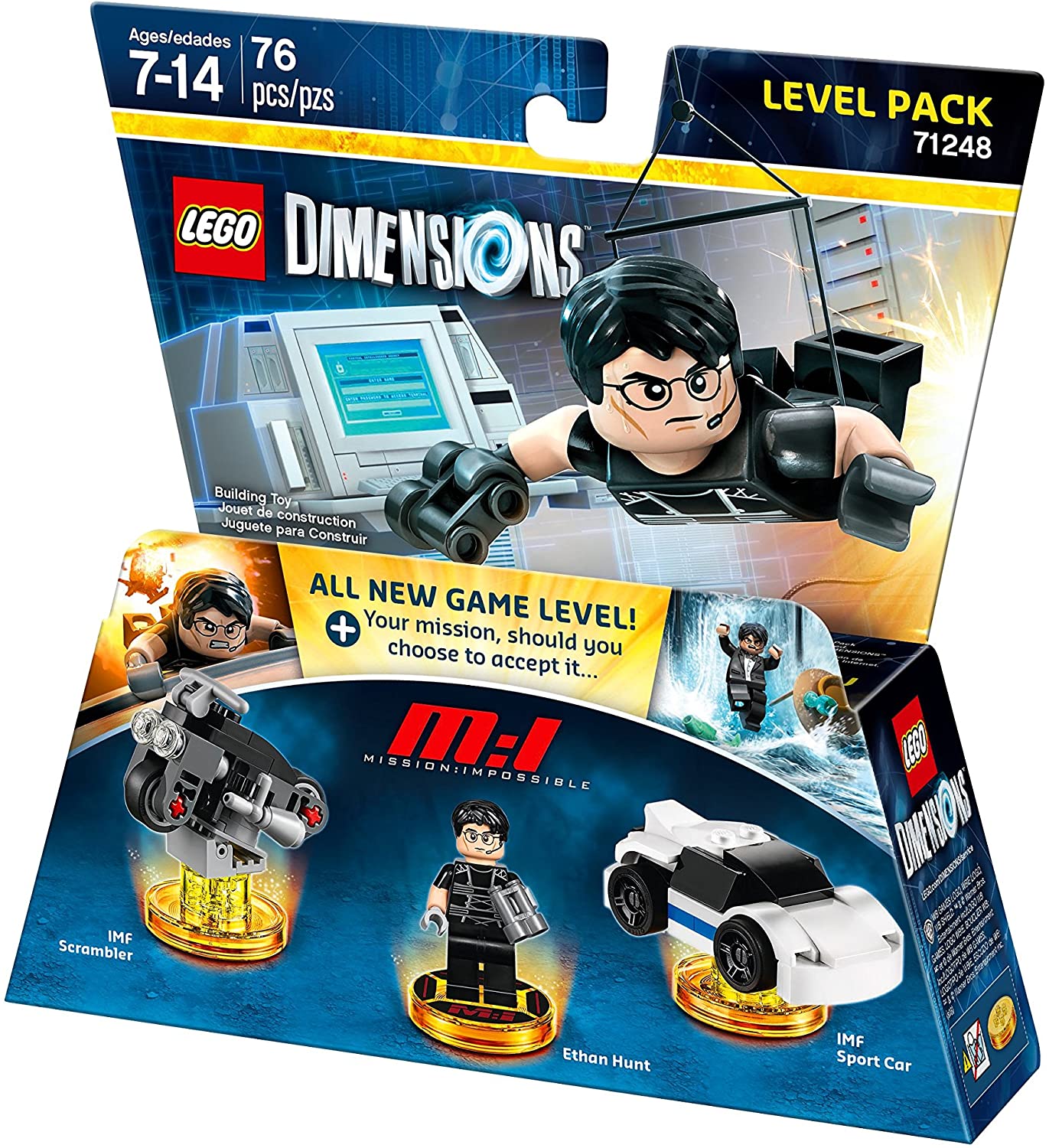 Lego Dimensions: Mission Impossible Level Pack - Buildable Action Figures & Vehicles