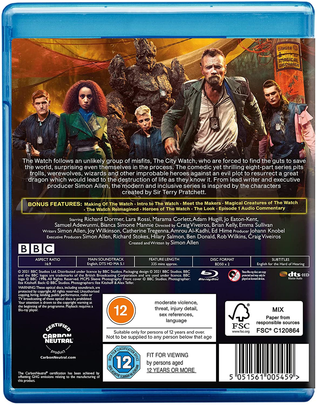 The Watch (enthält 4 exklusive doppelseitige Kunstkarten) [2021] [Blu-ray]