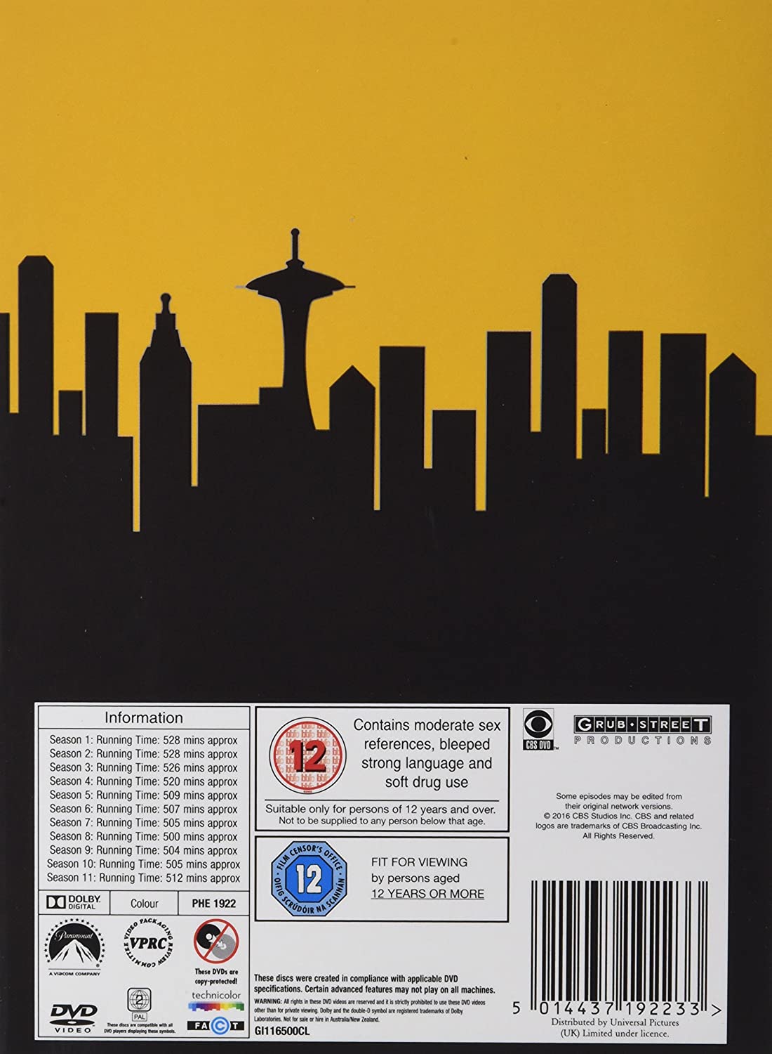 Frasier: The Complete Series Collection (Seasons 1-11) [DVD]
