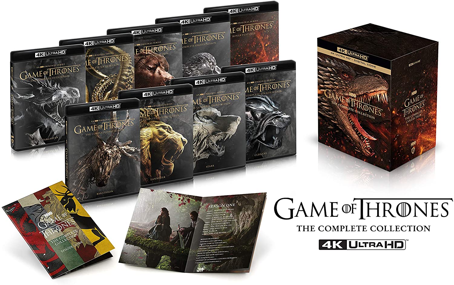 Game of Thrones: The Complete Series (2019) - 4K Ultra HD Blu-ray [Region Free]