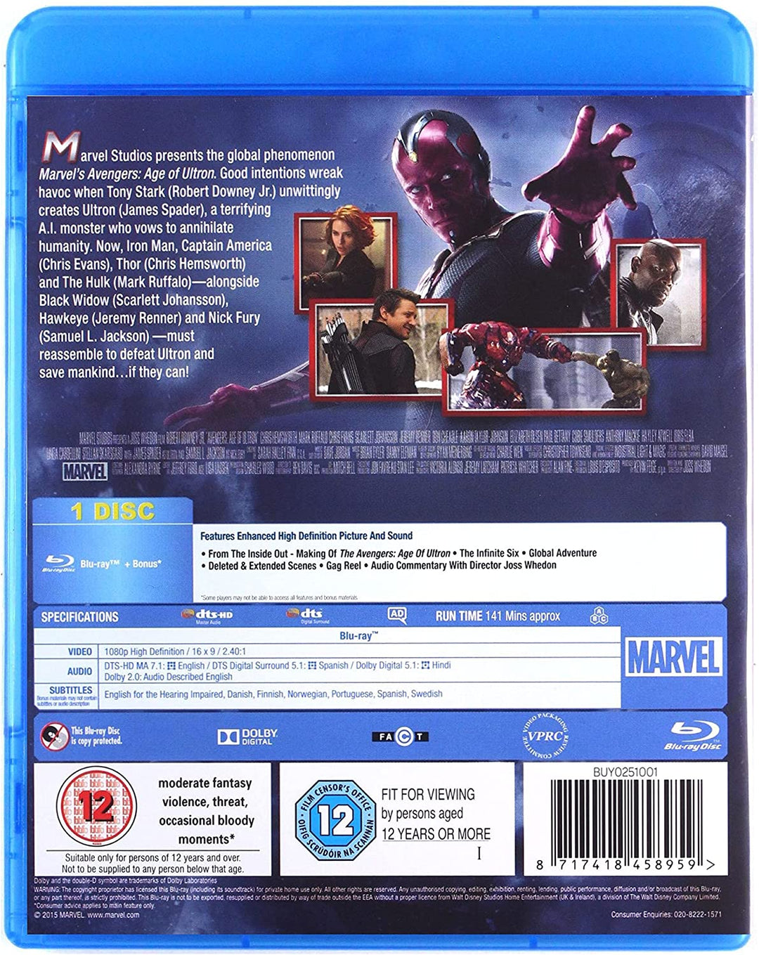 Avangers: Zeitalter des Ultron