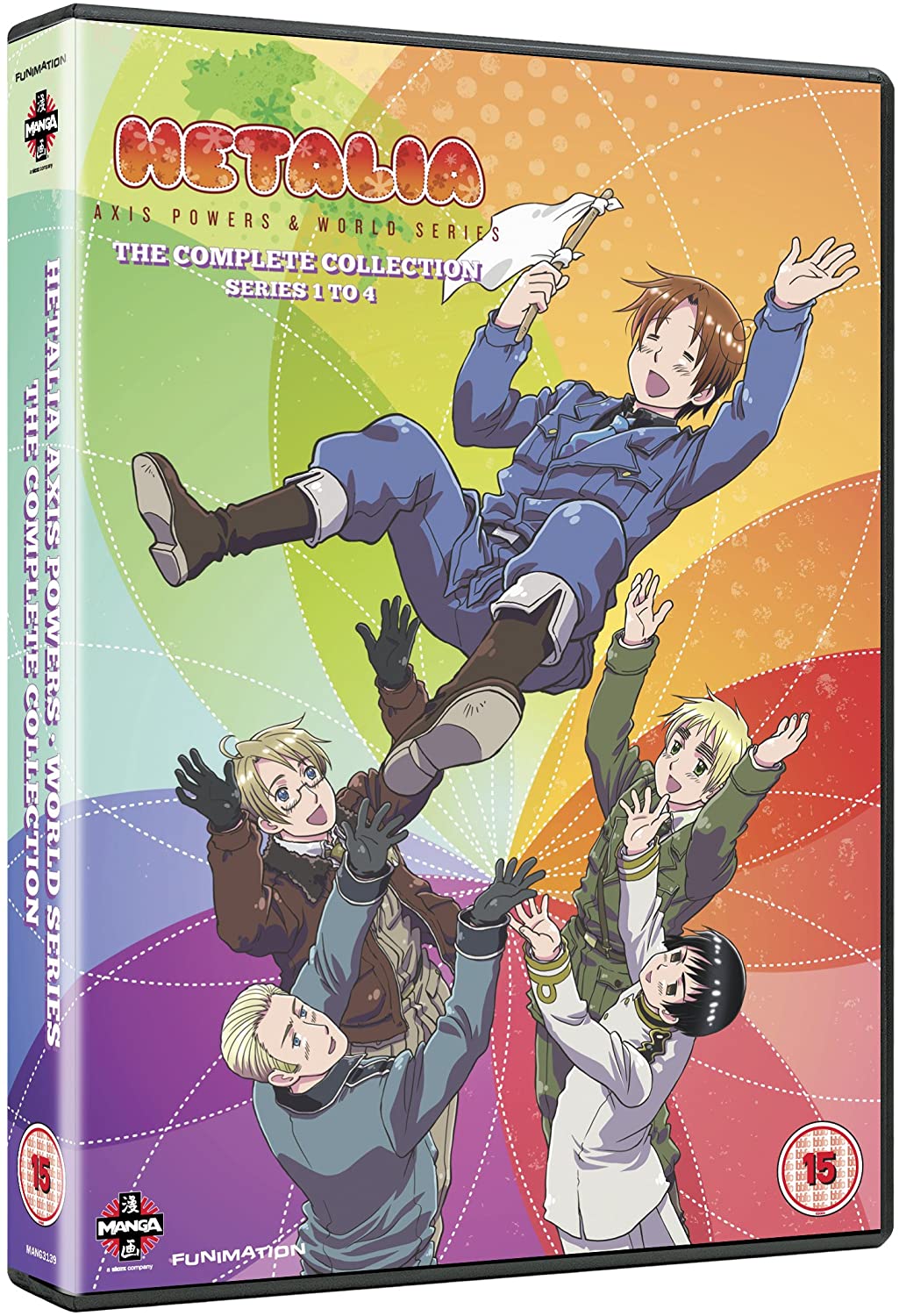 Hetalia Axis Powers Komplette Staffel 1-4-Sammlung [DVD]