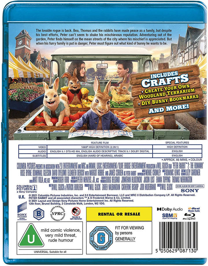 Peter Rabbit 2 – Familie/Komödie [Blu-ray]