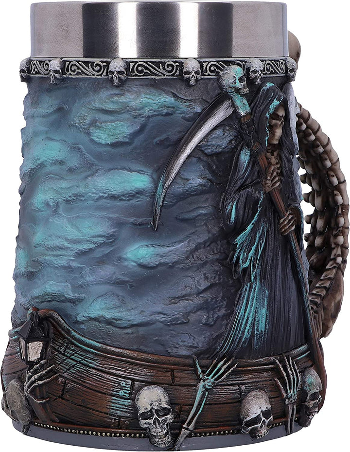 Nemesis Now River Styx Grim Reaper Krug, Blau, 17,5 cm